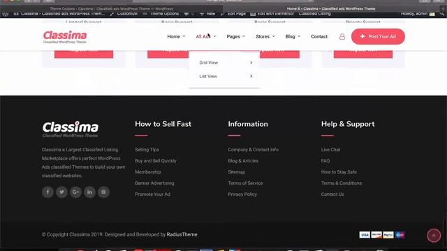 How to Import demo data & use Classima Classified ads WordPress Theme смотреть онлайн