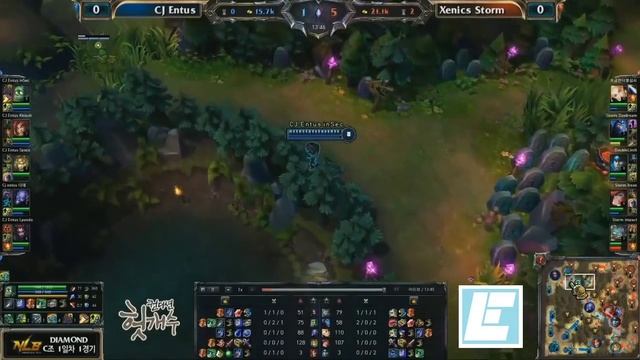CJ Entus versus Xenics Storm set 1 game 1 (NLB Winter 2012 quarterfinals) смотреть онлайн
