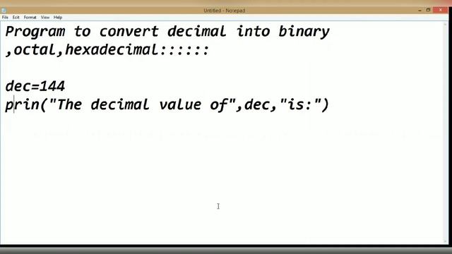 Python Tutorial | Program to Convert Decimal into Octal, Hexadecimal, Binary смотреть онлайн