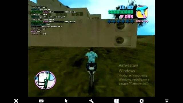 Gta VC:MP езда на мотоцикле( места для трюков) смотреть онлайн