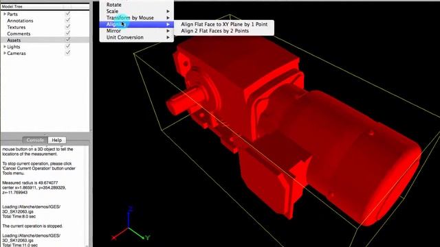 Viewing IGES files with Afanche3D on Mac смотреть онлайн