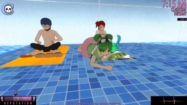 EVERY SUMMER I PLAY THIS MOD: POOL PARTY | Yandere Simulator смотреть онлайн
