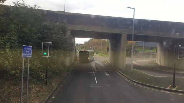 LUTON TO DUNSTABLE GUIDED BUSWAY, BUS RIDE смотреть онлайн