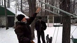 Дворовый тренажер для плеч, рук и спины своими руками