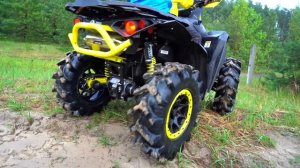 Утопили ТИШИН квадрик...ЗАЛИЛИ мотор. ЗАГЛОХЛИ в луже!