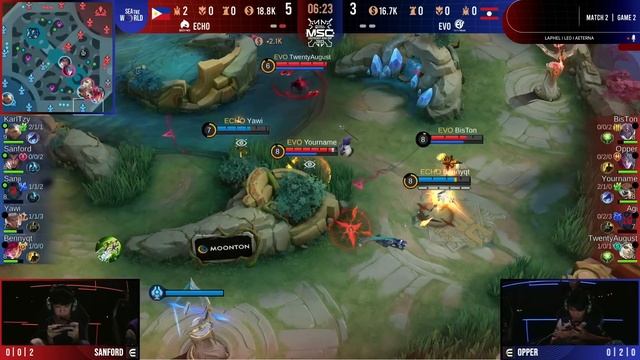 [EN] MSC Group Stage Day 1 | ECHO VS EVO | Game 2 смотреть онлайн