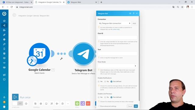 Publicar eventos de Google Calendar en Telegram - Tutorial Integromat смотреть онлайн