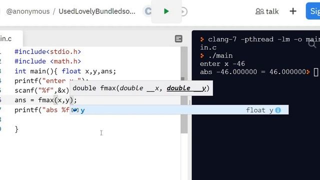 C-math.h-functions смотреть онлайн