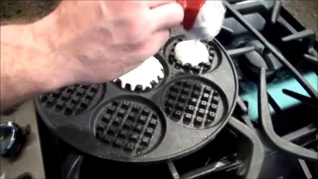 Домашние вафли. Готовим за 2 минуты на сковородке Nordic Ware смотреть онлайн