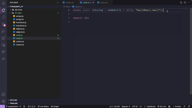 Che cosa sono le Tuple in typescript смотреть онлайн