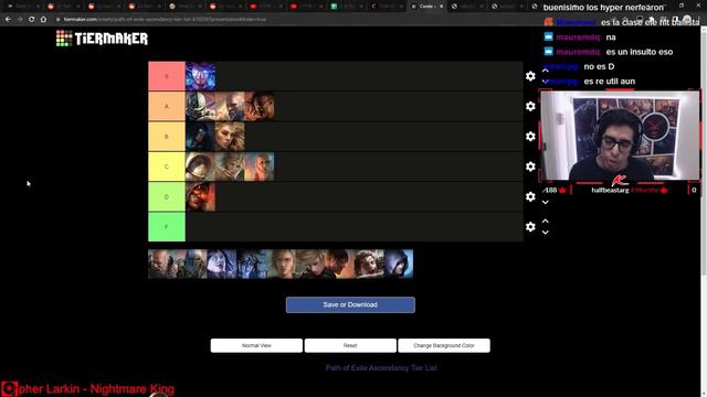 ASCENDENCIA TIER LIST! Path of Exile (Controversial) смотреть онлайн