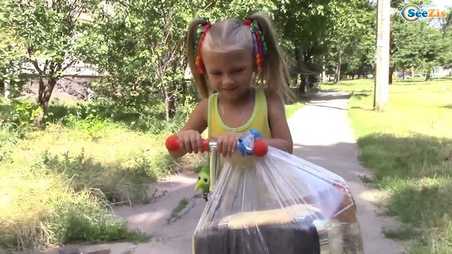 Котенок Барсик - новый питомец Ярославы! Ярослава покупает Домик для Котенка. Видео для детей