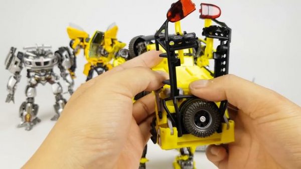 Transformers Masterpiece Autobot Optimus Prime Bumblebee Jazz Ratchet Ironhide Vehicle Robot Toys