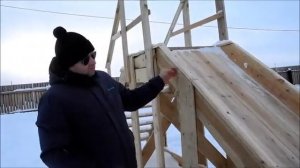 Деревянная горка своими руками