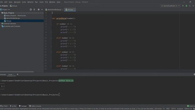 Dice Roller with Python смотреть онлайн