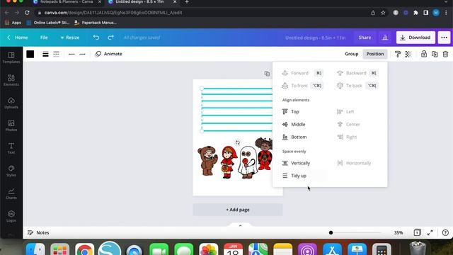 How To Make Evenly Spaced Lines in Canva | Canva Tutorial 2022 смотреть онлайн