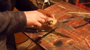 Как сделать нож из диска пилы