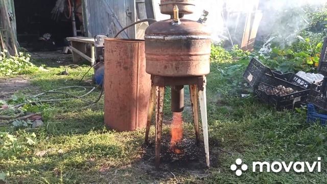 кузнечное горно , печь на отработке и воде . смотреть онлайн