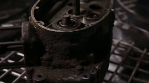 АМ600 АК мойка деталей, промывка грязного двигателя