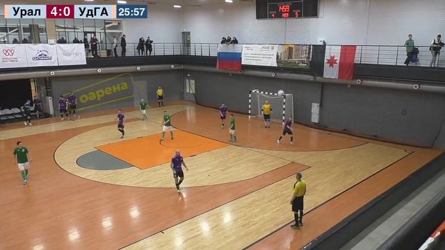 МФК Урал - УдГАУ-КИТ. Прямая трансляция матча. Высшая Лига УР. 06/11/23