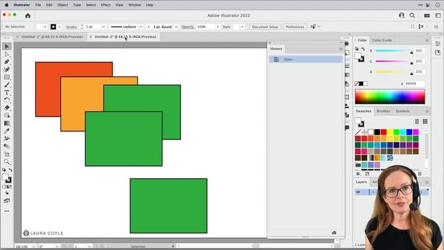 History Panel New in Adobe Illustrator 2022 смотреть онлайн