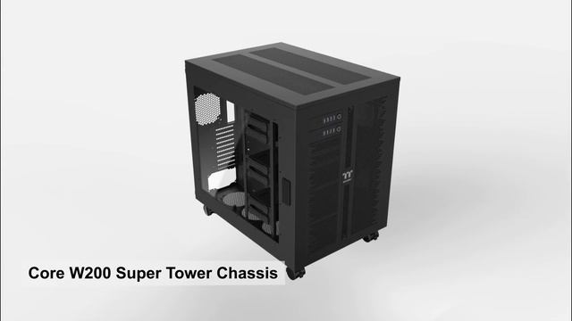 Thermaltake Core WP200 Super-Tower Chassis Product Animation смотреть онлайн