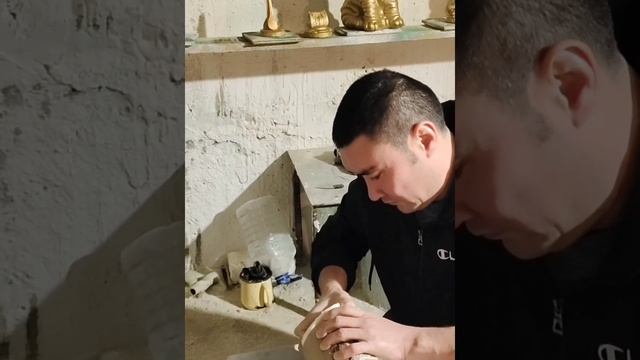 сувениры, копилки из гипса. Как залить Силикон. смотреть онлайн