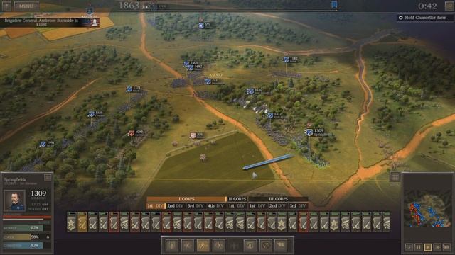 Routing Lee – The Battle of Chancellorsville – Ultimate General: Civil War – Union Part 38 смотреть онлайн