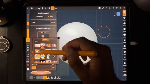 How To Add A Background Image In Nomad Scuplt