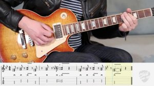 How to play the main riff to ★ SMOKE ON THE WATER ★ (with TAB)