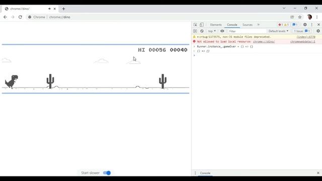 HACK CHROME DINO GAME | SCORE UNLIMITED IN DINO | DODOLIE смотреть онлайн