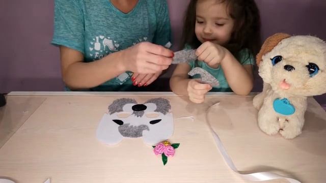 Маска на Новый год делаем с Ангелиной маску своими руками DIY смотреть онлайн