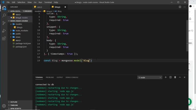 Node.js Crash Course Tutorial #9 - MongoDB смотреть онлайн