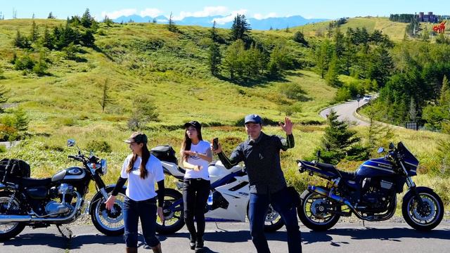 【あの日】W800乗りの美女withミチコとビーナスライン！一泊二日の旅〜 daytona675 【モトブログ】 смотреть онлайн