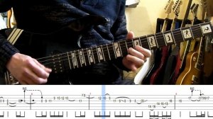 Skid Row - 18 And Life guitar solo lesson (with tablatures and backing tracks)