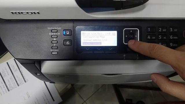 Ricoh 325 Printer List Report - Counter Page