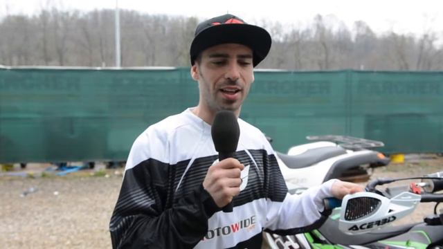 Marco Melandri #33 - intervista a Maggiora; Camp. Italiano MX смотреть онлайн