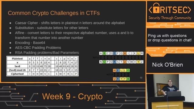Week 9 Education - Crypto смотреть онлайн