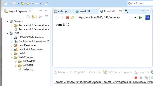 Java Server Pages Tutorial 4 ( Scripting elements ) смотреть онлайн