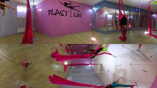 Aerial Silks - VR format 360 (VR Dancing girls) Танец на полотнах виртуальной реальности 360 смотреть онлайн
