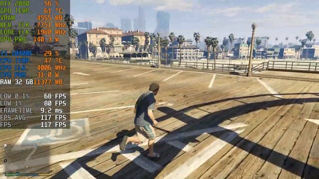 GTA V | RTX 2080 - i5 10400F - 32 GB RAM смотреть онлайн