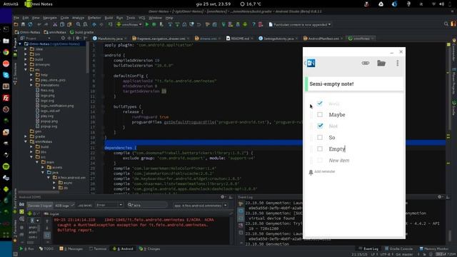 Omni Notes - ARChon Custom Runtime run! смотреть онлайн