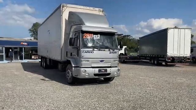 Ford Cargo 2428 6x2 Baú 11.60 Mts Ano 2011 смотреть онлайн
