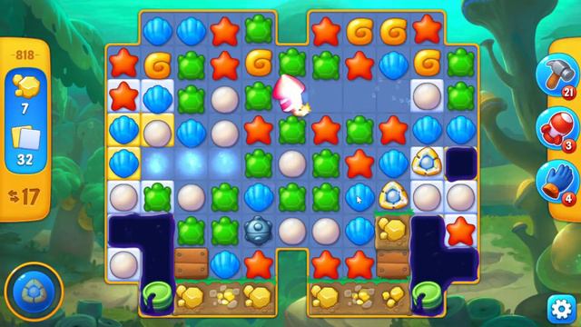 Fishdom 818 Level - NO BooSTERS