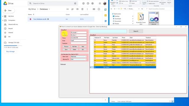 Visual Studio 2022 (Testing) Connect to an Access Database stored in Google Drive смотреть онлайн