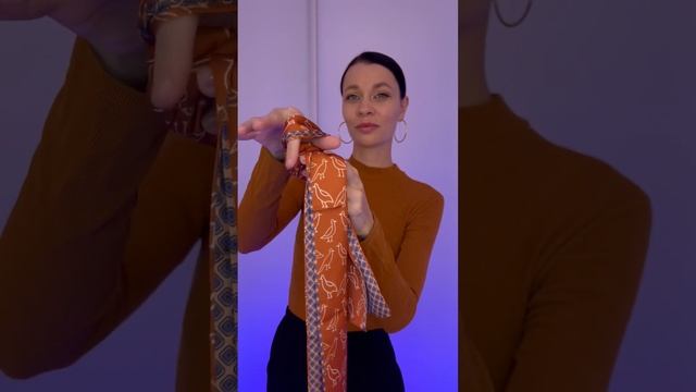 Украшение на шею из шарфика смотреть онлайн