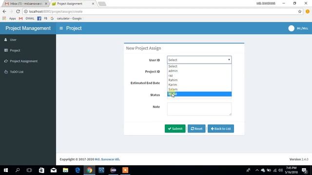 Project/Task Management using Java, Spring Boot and Thymeleaf смотреть онлайн