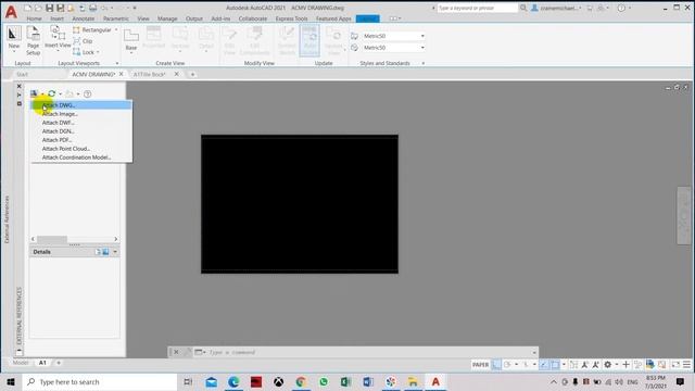 Attach Title Block as XRef in Autocad 2021 смотреть онлайн