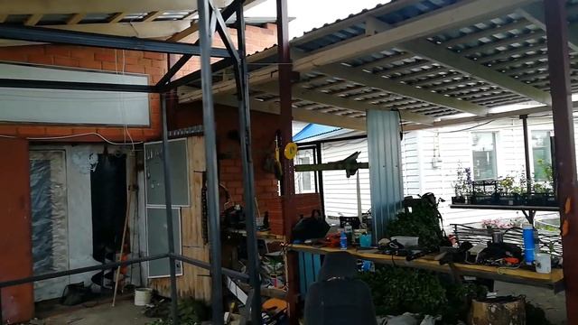 дачный туалет из профильной трубы и профнастила смотреть онлайн