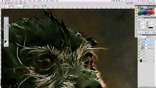 How To: Fake Oil Paint in Photoshop смотреть онлайн